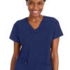 Women's Andes Knit Lined Scrub Top -1 1 hh 2000 650
