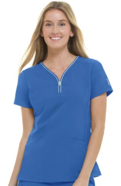 Clearance Women's Sonia Stretch Solid Scrub Top