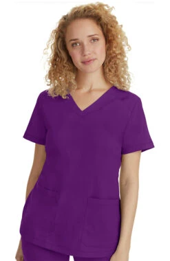 Women's Jill Solid Scrub Top