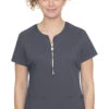 Clearance Women's Jean Solid Scrub Top