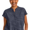 Women's Journey Mandarin Collar Camo Scrub Top -1 1 hh 2352 650