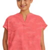 Clearance Women's Journey Mandarin Collar Camo Scrub Top -1 1 hh 2352 clearancesnt 650