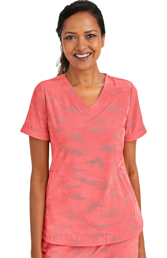 Clearance Women's Joy V-Neck Camo Scrub Top 3 Clearance Women's Joy V-Neck Camo Scrub Top