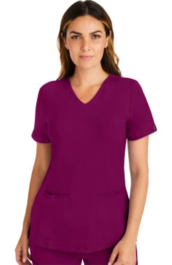 Clearance Women's Alana Solid Scrub Top