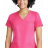 Women's Monica V-Neck Solid Scrub Top