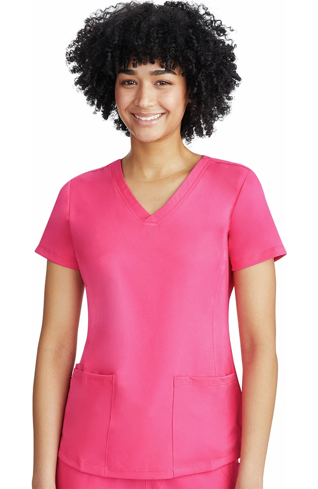 Women's Monica V-Neck Solid Scrub Top 3 Women's Monica V-Neck Solid Scrub Top