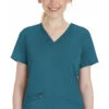 Women's Mariah Rib Trim Scrub Top -1 1 hh 2530 650