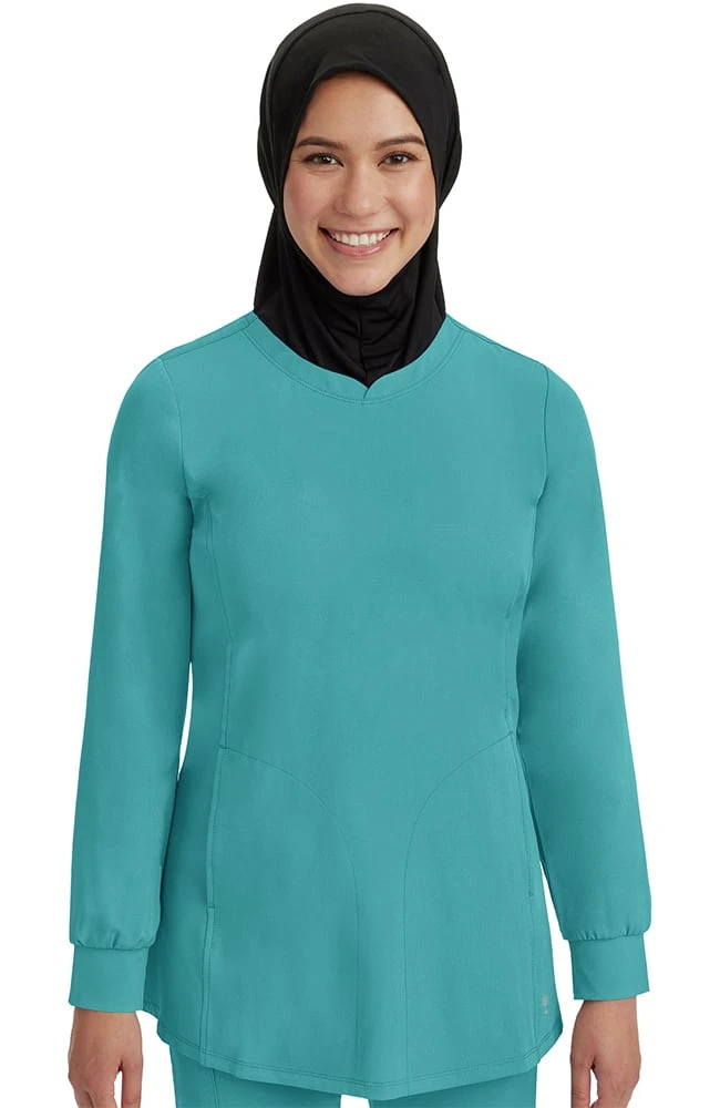 Women's Fatima Solid Scrub Top 3 Women's Fatima Solid Scrub Top