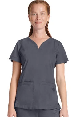 Women's Jean Scrub Top