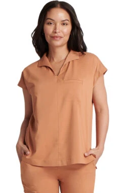 Women's Kiera Notch Collar Scrub Top