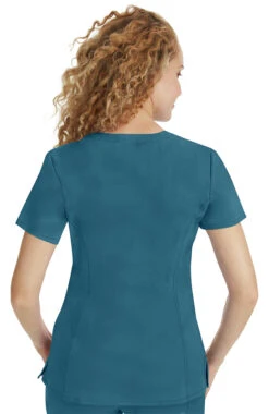 Women's Jasmine V-Neck Stretch Solid Scrub Top -1 2 hh 2278 650