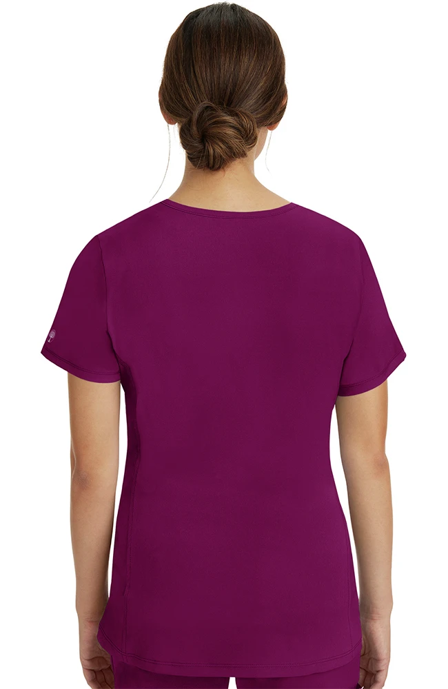 Women's Mila Maternity Solid Scrub Top 4 Women's Mila Maternity Solid Scrub Top - Image 2