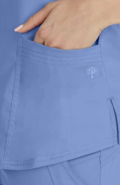 Women's Jane Y-Neck Solid Scrub Top -1 4 hh 2167 650
