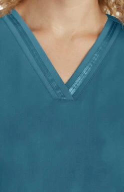 Women's Jasmine V-Neck Stretch Solid Scrub Top -1 4 hh 2278 650