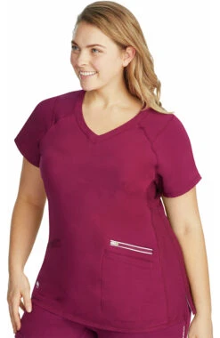 Clearance Women's Serena V-Neck Solid Scrub Top -1 4 hh 2284 clearance 650