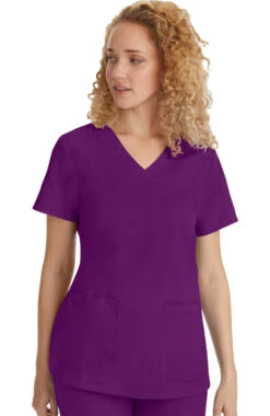 Women's Jill Solid Scrub Top -1 4 hh 2320 650
