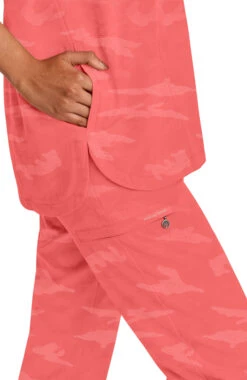 Clearance Women's Journey Mandarin Collar Camo Scrub Top 11 Clearance Women's Journey Mandarin Collar Camo Scrub Top -1 4 hh 2352 clearance 650