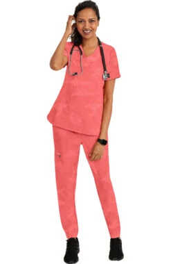 Clearance Women's Joy V-Neck Camo Scrub Top 12 Clearance Women's Joy V-Neck Camo Scrub Top -1 4 hh 2353 clearance 650