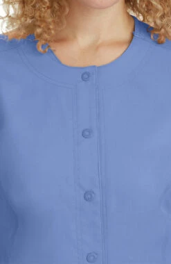 Women's Daisy Snap Warm-Up Solid Scrub Jacket 10 Women's Daisy Snap Warm-Up Solid Scrub Jacket -1 4 hh 5063 650