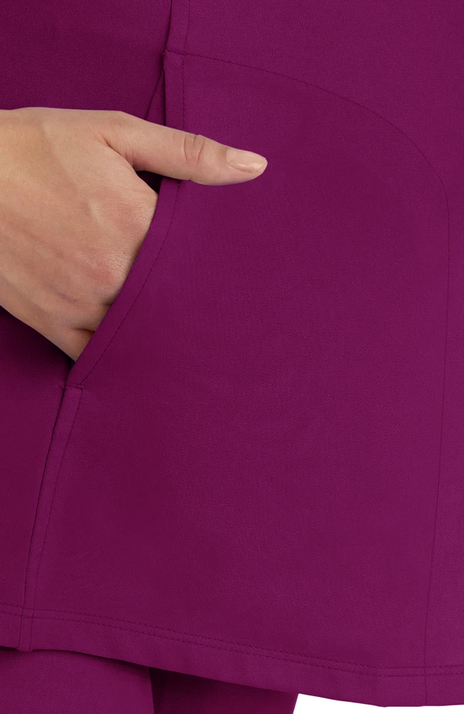 Women's Mila Maternity Solid Scrub Top 7 Women's Mila Maternity Solid Scrub Top - Image 5