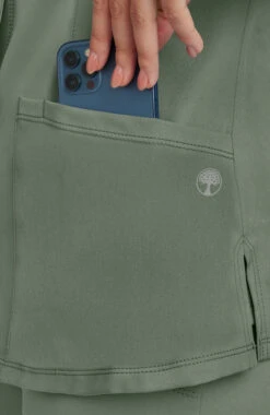 Women's Megan Button Front Solid Scrub Jacket 11 Women's Megan Button Front Solid Scrub Jacket -1 5 hh 5500 650