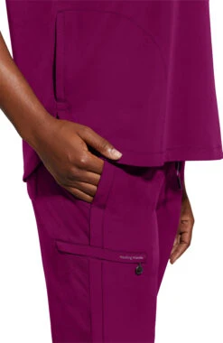 Women's Sandy Zip Mandarin Collar Scrub Top 14 Women's Sandy Zip Mandarin Collar Scrub Top -1 6 hh 2286 650