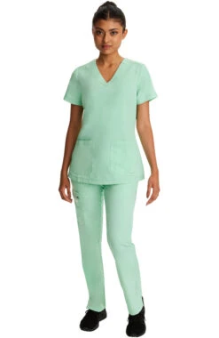 Clearance Women's Jill Solid Scrub Top -1 6 hh 2320 clearance 650