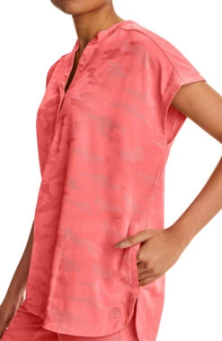 Clearance Women's Journey Mandarin Collar Camo Scrub Top 13 Clearance Women's Journey Mandarin Collar Camo Scrub Top -1 6 hh 2352 clearance 650