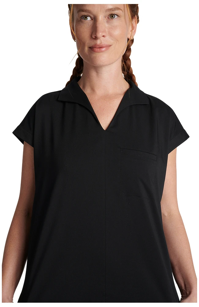 Women's Kiera Notch Collar Scrub Top 8 Women's Kiera Notch Collar Scrub Top - Image 6