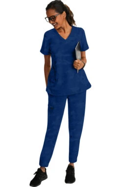 Women's Joy V-Neck Camo Scrub Top 14 Women's Joy V-Neck Camo Scrub Top -1 7 hh 2353 650