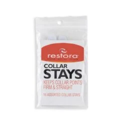 Restora Assorted Collar Stays Display Refill Packs For Resale - 16/Bag - 50/Box