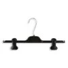 Adjustable Pant/Skirt Plastic Hangers - 14" Length/ 4 1/4" Neck - 250/Box - Black -1 hng1210bk 1 main hng1210
