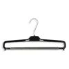 Pant/Skirt Plastic Hangers W/ Foam Covered Bar - 14" Length/ 4 1/4" Neck - 300/Box - Black -1 hng124bk 1 main hng124p