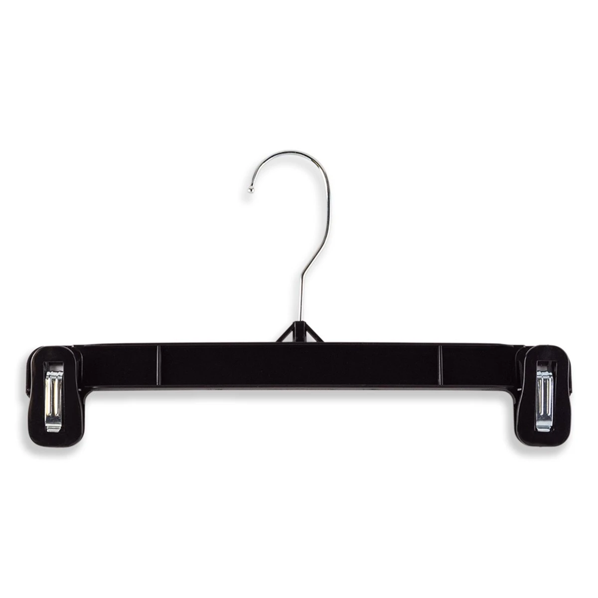 Long Neck Heat-Resistant Plastic Grip Hangers - 12" Length/ 4 1/4" Neck - 200/Pack - Black 3 Long Neck Heat-Resistant Plastic Grip Hangers - 12" Length/ 4 1/4" Neck - 200/Pack - Black