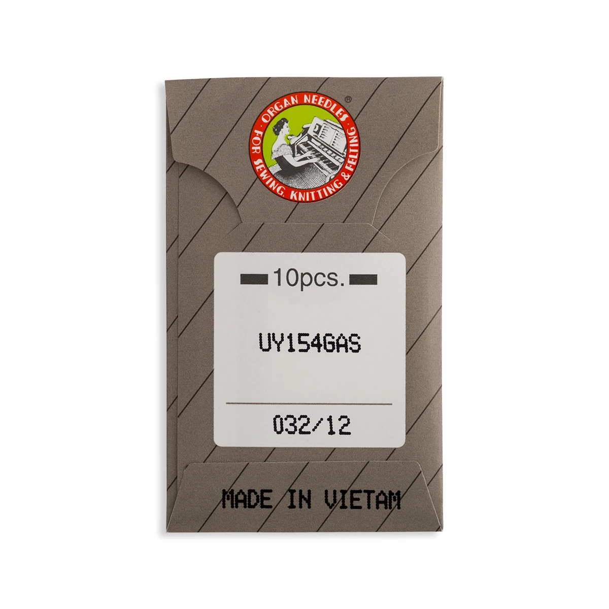 Organ Regular Point Industrial Machine Needles - Size 32 - UY154GAS - 10/Pack 3 Organ Regular Point Industrial Machine Needles - Size 32 - UY154GAS - 10/Pack