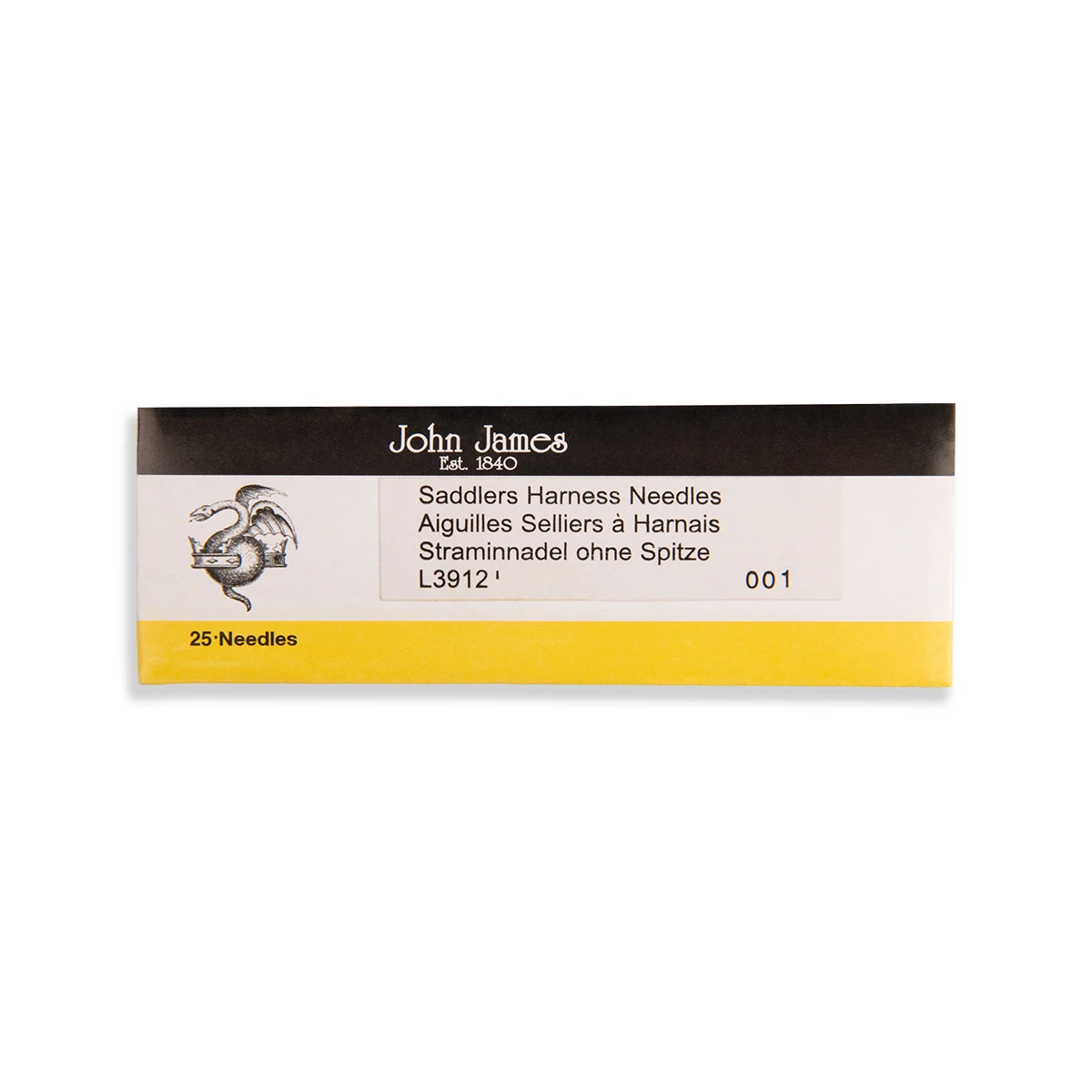 John James Saddlers Hand Needles - Size 1 - 25/Pack 3 John James Saddlers Hand Needles - Size 1 - 25/Pack