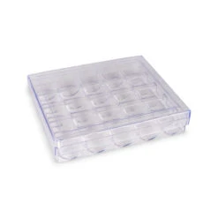 25-Bobbin Box - Clear