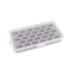 28-Bobbin Box W/ Foam Insert - Clear