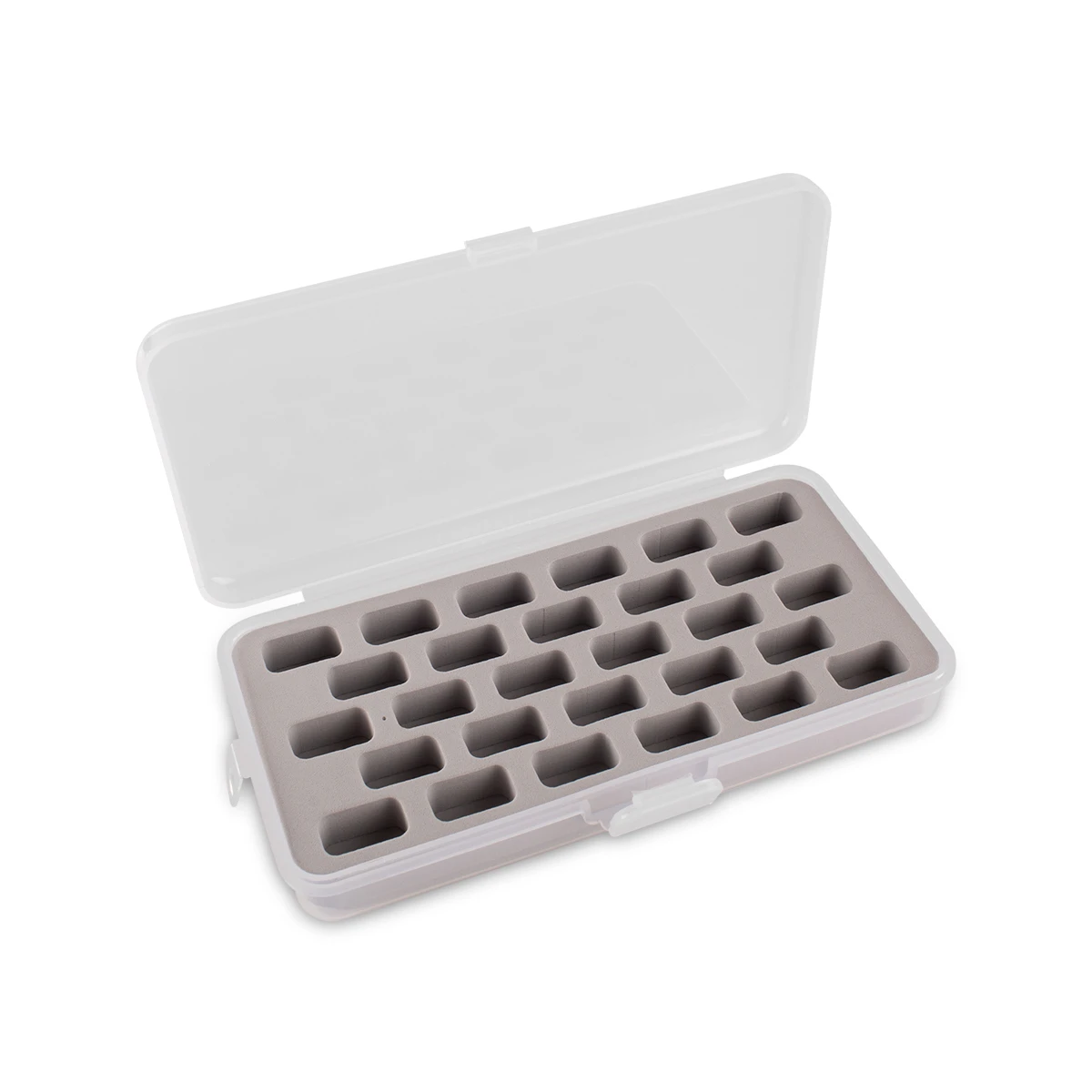 28-Bobbin Box W/ Foam Insert - Clear 4 28-Bobbin Box W/ Foam Insert - Clear - Image 2