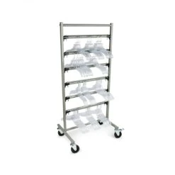 RACK FORCE Hanger Storage Rack For Plastic Hangers - 26" X 19 1/4" X 56"