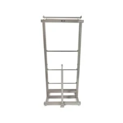 RACK FORCE Industrial Heavy Duty Poly Garment Three-Roll Bagger - 30" X 74" X 18"