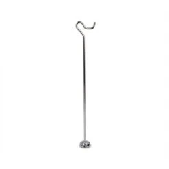 Shepherd Crook Style Front Counter Rack - 3" X 32" - Chrome