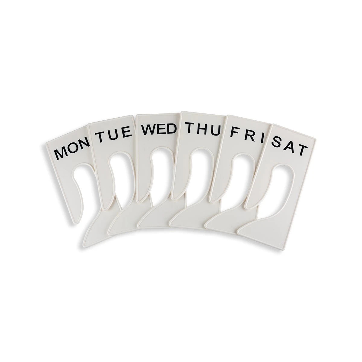 Days (Mon-Sat) King Size Blank Rack Dividers Set - 9 1/4" X 3 3/4" 3 Days (Mon-Sat) King Size Blank Rack Dividers Set - 9 1/4" X 3 3/4"