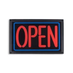 "Open" Slim LED Sign - 22" X 14" X 1/2"