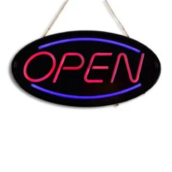 "Open" LED Sign - 18 3/4" X 9 1/2" X 1" -1 si31 5 alternate 0