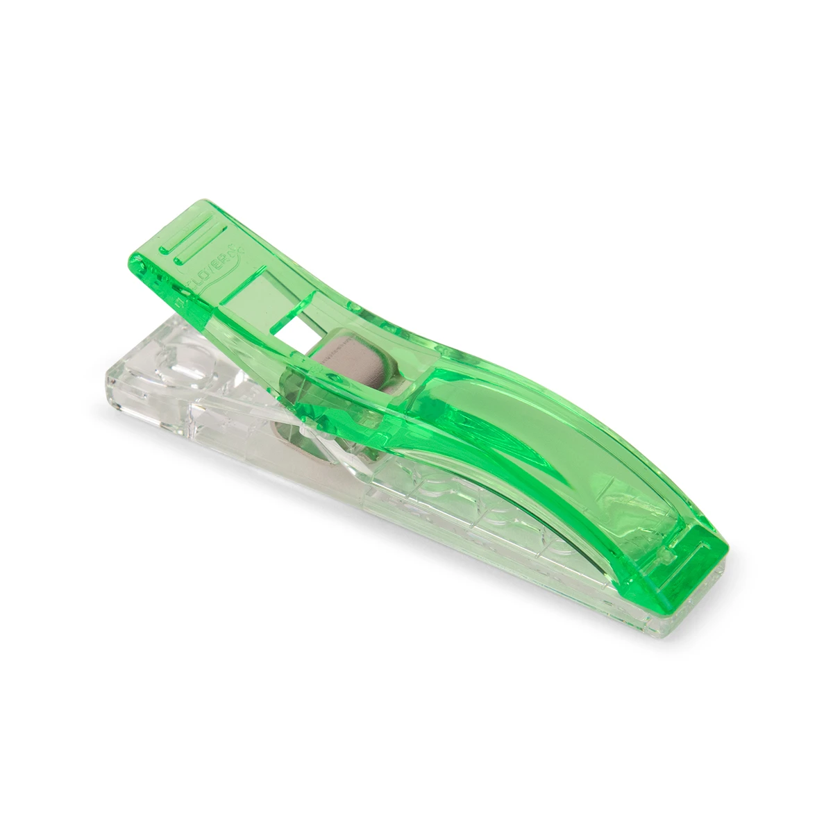 Clover Jumbo Wonder Clips - 2 1/4" X 1/2" - 24/Pack - Green/Silver 3 Clover Jumbo Wonder Clips - 2 1/4" X 1/2" - 24/Pack - Green/Silver