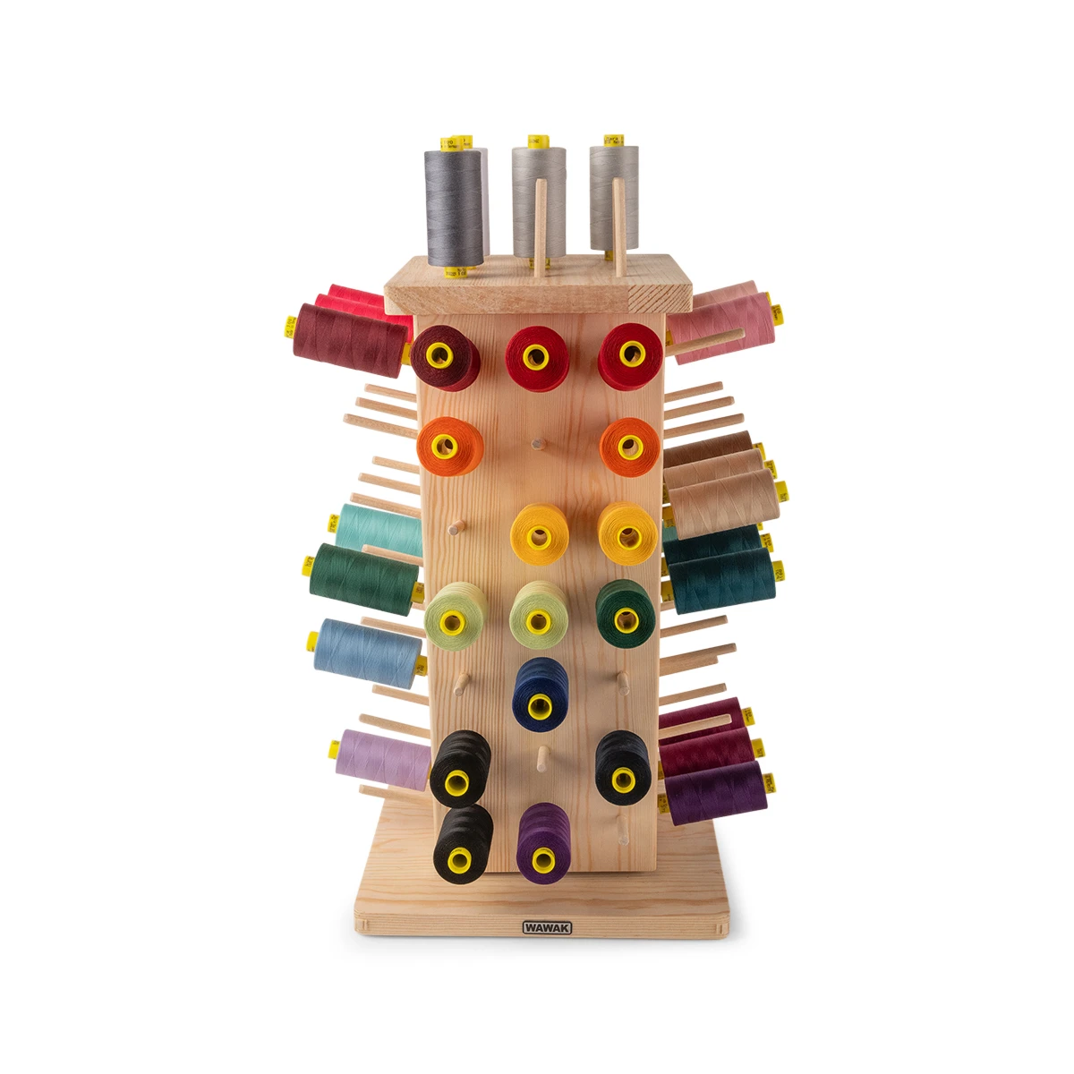 Rotary Thread Rack - 84 Spools/DIY To Be 93 Spools - Table Top 4 Rotary Thread Rack - 84 Spools/DIY To Be 93 Spools - Table Top - Image 2