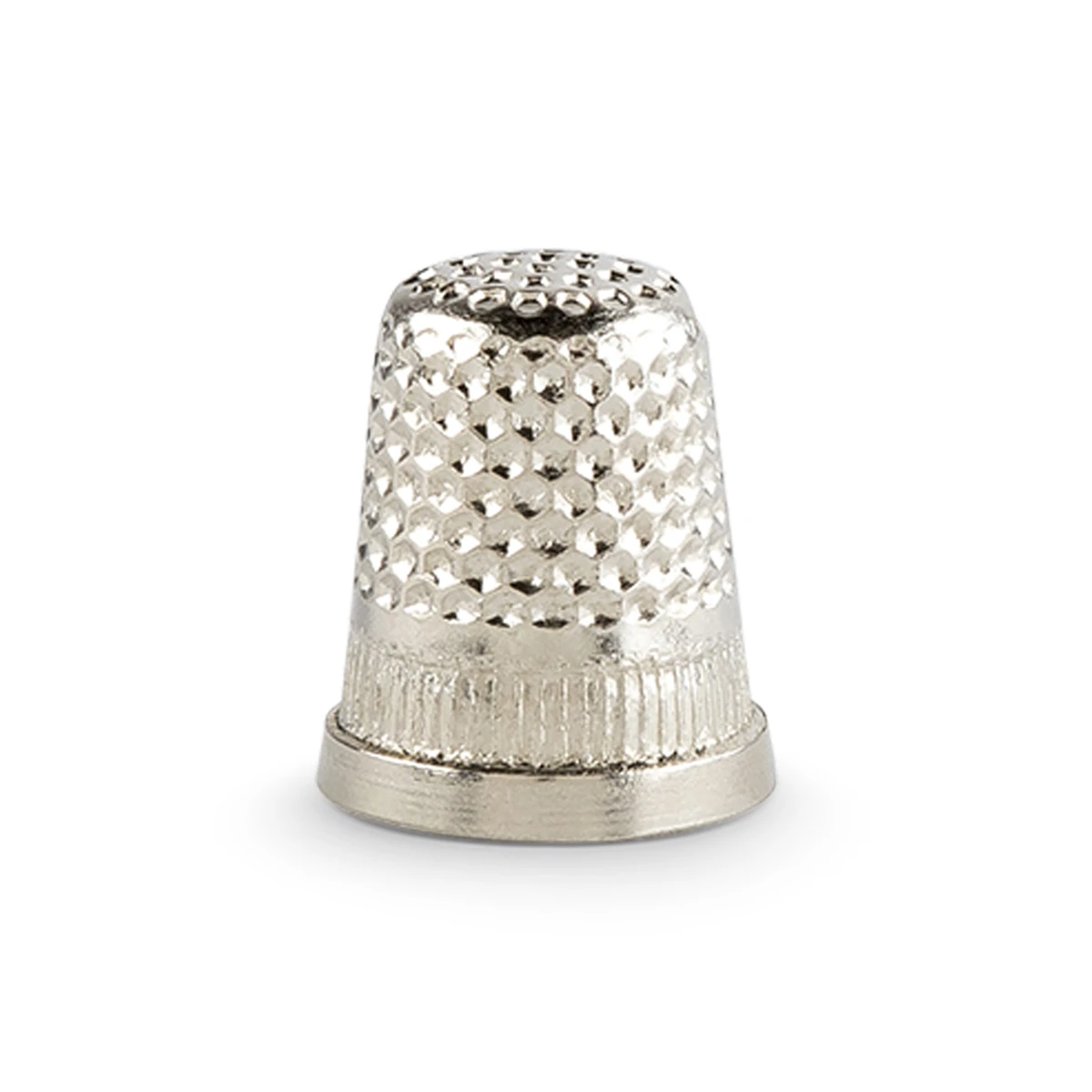 Nickel Plated Brass Closed End Thimble - Size 5 3 Nickel Plated Brass Closed End Thimble - Size 5