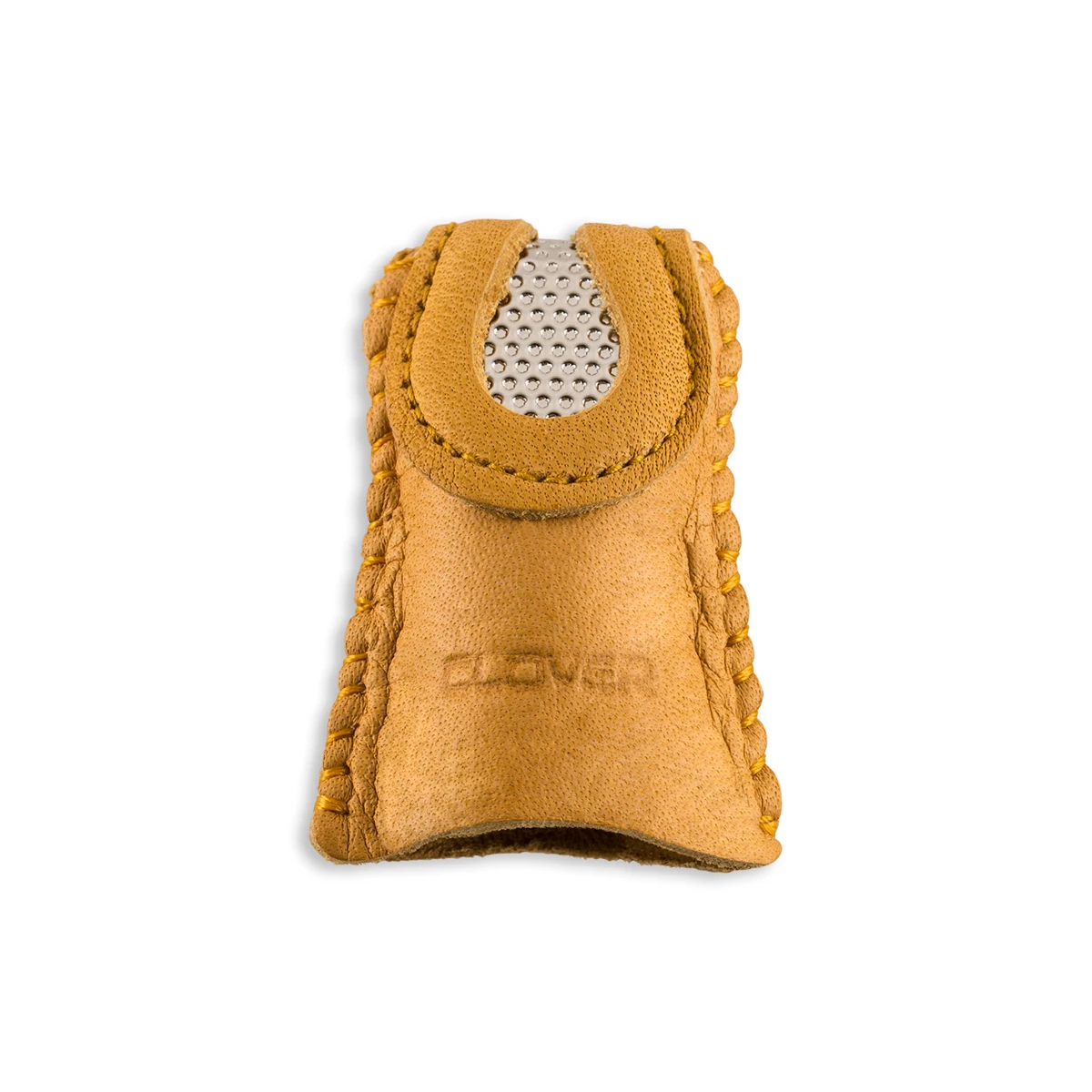 Clover Double Sided Leather Coin Thimble 3 Clover Double Sided Leather Coin Thimble