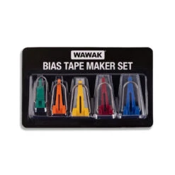 5pcs Bias Tape Maker Set - Assorted Colors